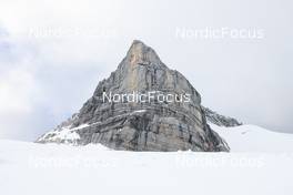 12.10.2022, Ramsau am Dachstein, Austria (AUT): Event Feature: monunetal mountain out of the glacier - Cross-Country training, Ramsau am Dachstein (AUT). www.nordicfocus.com. © Manzoni/NordicFocus. Every downloaded picture is fee-liable.