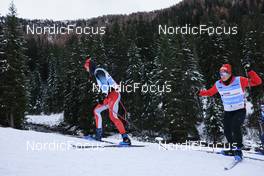 09.11.2022, Davos, Switzerland (SUI): Roman Schaad (SUI), Valerio Grond (SUI), (l-r) - Cross-Country training, Snowfarming track, Davos (SUI). www.nordicfocus.com. © Manzoni/NordicFocus. Every downloaded picture is fee-liable.