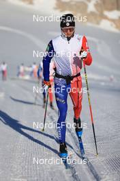 13.10.2022, Ramsau am Dachstein, Austria (AUT): Theo Schely (FRA) - Cross-Country training, Ramsau am Dachstein (AUT). www.nordicfocus.com. © Manzoni/NordicFocus. Every downloaded picture is fee-liable.