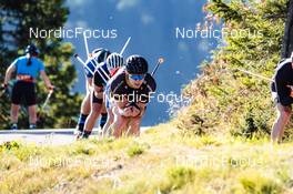 22.08.2022, Lavaze, Italy (ITA): Davide Graz (ITA) - Cross-Country training, Lavaze (ITA). www.nordicfocus.com. © Barbieri/NordicFocus. Every downloaded picture is fee-liable.