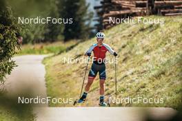 13.07.2022, Lavaze, Italy (ITA): Nadine Fahndrich (SUI) - Cross-Country training, Lavaze (ITA). www.nordicfocus.com. © Barbieri/NordicFocus. Every downloaded picture is fee-liable.