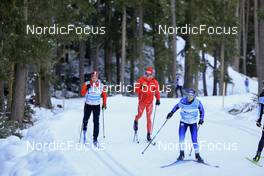 07.11.2022, Davos, Switzerland (SUI): Valerio Grond (SUI), Nicola Wigger (SUI), (l-r) - Cross-Country training, Snowfarming track, Davos (SUI). www.nordicfocus.com. © Manzoni/NordicFocus. Every downloaded picture is fee-liable.