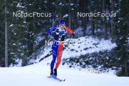 07.11.2022, Davos, Switzerland (SUI): Jules Lapierre (FRA) - Cross-Country training, Snowfarming track, Davos (SUI). www.nordicfocus.com. © Manzoni/NordicFocus. Every downloaded picture is fee-liable.