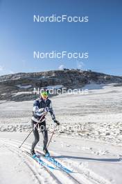 27.06.2022, Tignes, France (FRA): Delphine Claudel (FRA) - Cross-Country training, Tignes (FRA). www.nordicfocus.com. © Authamayou/NordicFocus. Every downloaded picture is fee-liable.