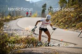 17.10.2022, Ramsau am Dachstein, Austria (AUT): Adela Novakova (CZE) - Cross-Country training, Ramsau am Dachstein (AUT). www.nordicfocus.com. © Reichert/NordicFocus. Every downloaded picture is fee-liable.