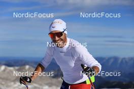 16.10.2022, Ramsau am Dachstein, Austria (AUT): Thibaut Chene (FRA), coach Team France - Cross-Country training, Ramsau am Dachstein (AUT). www.nordicfocus.com. © Manzoni/NordicFocus. Every downloaded picture is fee-liable.