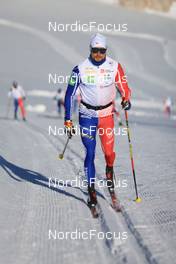 13.10.2022, Ramsau am Dachstein, Austria (AUT): Renaud Jay (FRA) - Cross-Country training, Ramsau am Dachstein (AUT). www.nordicfocus.com. © Manzoni/NordicFocus. Every downloaded picture is fee-liable.