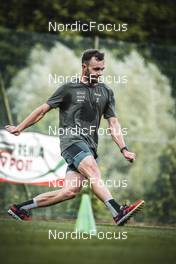 10.07.2022, Lavaze, Italy (ITA): Erwan Kaeser (SUI) - Cross-Country training, Lavaze (ITA). www.nordicfocus.com. © Vanzetta/NordicFocus. Every downloaded picture is fee-liable.