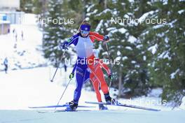 07.11.2022, Davos, Switzerland (SUI): Melissa Gal (FRA) - Cross-Country training, Snowfarming track, Davos (SUI). www.nordicfocus.com. © Manzoni/NordicFocus. Every downloaded picture is fee-liable.