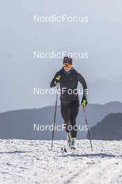 27.06.2022, Tignes, France (FRA): Flora Dolci (FRA) - Cross-Country training, Tignes (FRA). www.nordicfocus.com. © Authamayou/NordicFocus. Every downloaded picture is fee-liable.