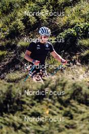22.08.2022, Lavaze, Italy (ITA): Paolo Ventura (ITA) - Cross-Country training, Lavaze (ITA). www.nordicfocus.com. © Barbieri/NordicFocus. Every downloaded picture is fee-liable.