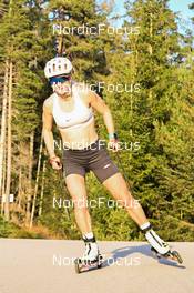 17.10.2022, Ramsau am Dachstein, Austria (AUT): Katerina Janatova (CZE) - Cross-Country training, Ramsau am Dachstein (AUT). www.nordicfocus.com. © Reichert/NordicFocus. Every downloaded picture is fee-liable.