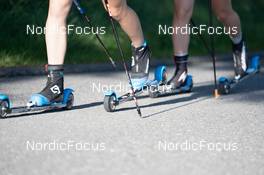 30.07.2022, Romont, Switzerland (SUI): Industry Feature: Nordeex ski rollers, Salomon Boots - Dupaski Festival, criterium, Romont (SUI). www.nordicfocus.com. © Joly/NordicFocus. Every downloaded picture is fee-liable.