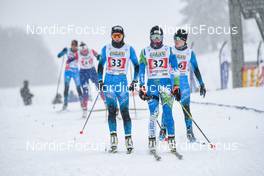 01.04.2022, Premanon, France (FRA): Lena Quintin (FRA), Amelie Suiffet (FRA), (l-r)  - French Championships cross-country, individual sprint, Premanon (FRA). www.nordicfocus.com. © Augustin Authamayou/NordicFocus. Every downloaded picture is fee-liable.