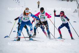 01.04.2022, Premanon, France (FRA): MILLA Jonnard (FRA), ROMANE Nappey (FRA) - French Championships cross-country, individual sprint, Premanon (FRA). www.nordicfocus.com. © Augustin Authamayou/NordicFocus. Every downloaded picture is fee-liable.