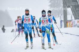01.04.2022, Premanon, France (FRA): Lena Quintin (FRA), Amelie Suiffet (FRA), (l-r)  - French Championships cross-country, individual sprint, Premanon (FRA). www.nordicfocus.com. © Augustin Authamayou/NordicFocus. Every downloaded picture is fee-liable.