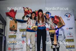 01.04.2022, Premanon, France (FRA): LINA Levet (FRA), MARGOT Tirloy (FRA), DAPHNE Patois (FRA), (l-r) - French Championships cross-country, individual sprint, Premanon (FRA). www.nordicfocus.com. © Augustin Authamayou/NordicFocus. Every downloaded picture is fee-liable.