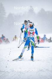 01.04.2022, Premanon, France (FRA): Charly Rousset (FRA) - French Championships cross-country, individual sprint, Premanon (FRA). www.nordicfocus.com. © Augustin Authamayou/NordicFocus. Every downloaded picture is fee-liable.