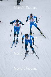 01.04.2022, Premanon, France (FRA): Gaspard Rousset (FRA), Jules Chappaz (FRA), Arnaud Chautemps (FRA), (l-r)  - French Championships cross-country, individual sprint, Premanon (FRA). www.nordicfocus.com. © Augustin Authamayou/NordicFocus. Every downloaded picture is fee-liable.