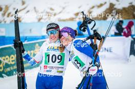 01.04.2022, Premanon, France (FRA): Angelina Charlet (FRA), Lina Levet (FRA), (l-r)  - French Championships cross-country, individual sprint, Premanon (FRA). www.nordicfocus.com. © Augustin Authamayou/NordicFocus. Every downloaded picture is fee-liable.