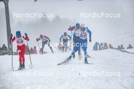 01.04.2022, Premanon, France (FRA): Ivan Essonnier (FRA), Hugo Malgrand (FRA), (l-r)  - French Championships cross-country, individual sprint, Premanon (FRA). www.nordicfocus.com. © Augustin Authamayou/NordicFocus. Every downloaded picture is fee-liable.