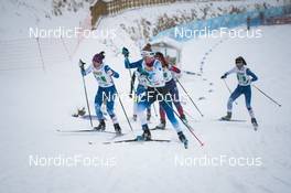 01.04.2022, Premanon, France (FRA): LINA Levet (FRA), MANON Jan (FRA), (l-r)  - French Championships cross-country, individual sprint, Premanon (FRA). www.nordicfocus.com. © Augustin Authamayou/NordicFocus. Every downloaded picture is fee-liable.