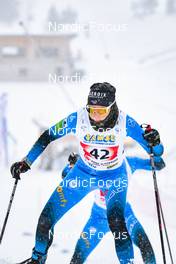 01.04.2022, Premanon, France (FRA): Eve Duchaufour (FRA) - French Championships cross-country, individual sprint, Premanon (FRA). www.nordicfocus.com. © Augustin Authamayou/NordicFocus. Every downloaded picture is fee-liable.