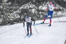 02.04.2022, Premanon, France (FRA): Antoine Lanne (FRA) - French Championships cross-country, mass, Premanon (FRA). www.nordicfocus.com. © Augustin Authamayou/NordicFocus. Every downloaded picture is fee-liable.