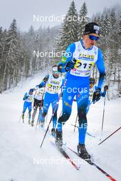 02.04.2022, Premanon, France (FRA): Jean marc Gaillard (FRA), Remi Bourdin (FRA), (l-r)  - French Championships cross-country, mass, Premanon (FRA). www.nordicfocus.com. © Leo Authamayou/NordicFocus. Every downloaded picture is fee-liable.