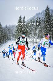02.04.2022, Premanon, France (FRA): Heidi Convard (FRA), Lorena Miollany (FRA), (l-r)  - French Championships cross-country, mass, Premanon (FRA). www.nordicfocus.com. © Leo Authamayou/NordicFocus. Every downloaded picture is fee-liable.