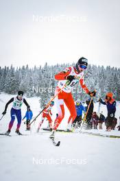 02.04.2022, Premanon, France (FRA): Salomee Dubois (FRA), Maya Desseux (FRA), (l-r)  - French Championships cross-country, mass, Premanon (FRA). www.nordicfocus.com. © Leo Authamayou/NordicFocus. Every downloaded picture is fee-liable.