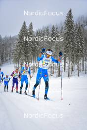02.04.2022, Premanon, France (FRA): Simon Vuillet (FRA), Hugo Lapalus (FRA), Clement Parisse (FRA), (l-r)  - French Championships cross-country, mass, Premanon (FRA). www.nordicfocus.com. © Leo Authamayou/NordicFocus. Every downloaded picture is fee-liable.