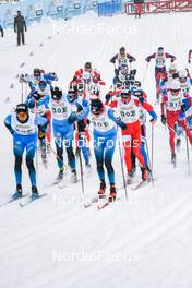 02.04.2022, Premanon, France (FRA): Hugo Malgrand (FRA), Aubin Gaulier (FRA), (l-r)  - French Championships cross-country, mass, Premanon (FRA). www.nordicfocus.com. © Augustin Authamayou/NordicFocus. Every downloaded picture is fee-liable.