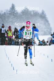 02.04.2022, Premanon, France (FRA): Coralie Bentz (FRA) - French Championships cross-country, mass, Premanon (FRA). www.nordicfocus.com. © Leo Authamayou/NordicFocus. Every downloaded picture is fee-liable.