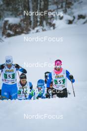 02.04.2022, Premanon, France (FRA): Juliette Ducordeau (FRA), Coralie Bentz (FRA), (l-r)  - French Championships cross-country, mass, Premanon (FRA). www.nordicfocus.com. © Leo Authamayou/NordicFocus. Every downloaded picture is fee-liable.