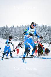 02.04.2022, Premanon, France (FRA): France Pignot (FRA), Cloe Pagnier (FRA), (l-r)  - French Championships cross-country, mass, Premanon (FRA). www.nordicfocus.com. © Leo Authamayou/NordicFocus. Every downloaded picture is fee-liable.