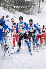 02.04.2022, Premanon, France (FRA): Hugo Dejour (FRA) - French Championships cross-country, mass, Premanon (FRA). www.nordicfocus.com. © Augustin Authamayou/NordicFocus. Every downloaded picture is fee-liable.