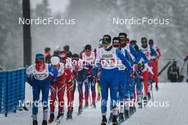 02.04.2022, Premanon, France (FRA): Lino Deloche (FRA), Quentin Viguier (FRA), (l-r)  - French Championships cross-country, mass, Premanon (FRA). www.nordicfocus.com. © Augustin Authamayou/NordicFocus. Every downloaded picture is fee-liable.