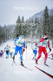 02.04.2022, Premanon, France (FRA): Claire Sylvestre Baron (FRA), Margaux Gaillard (FRA), (l-r)  - French Championships cross-country, mass, Premanon (FRA). www.nordicfocus.com. © Leo Authamayou/NordicFocus. Every downloaded picture is fee-liable.