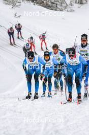 02.04.2022, Premanon, France (FRA): Mathis Desloges (FRA), Simon Chappaz (FRA), (l-r)  - French Championships cross-country, mass, Premanon (FRA). www.nordicfocus.com. © Augustin Authamayou/NordicFocus. Every downloaded picture is fee-liable.