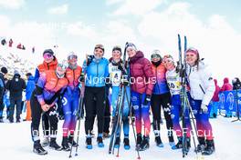 03.04.2022, Premanon, France (FRA): Eve Ondine Duchaufour (FRA), Lallier Celine Chopard (FRA), (l-r)  - French Championships cross-country, relay, Premanon (FRA). www.nordicfocus.com. © Leo Authamayou/NordicFocus. Every downloaded picture is fee-liable.