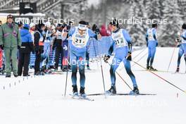03.04.2022, Premanon, France (FRA): Clement Parisse (FRA), Simon Chappaz (FRA), (l-r)  - French Championships cross-country, relay, Premanon (FRA). www.nordicfocus.com. © Augustin Authamayou/NordicFocus. Every downloaded picture is fee-liable.