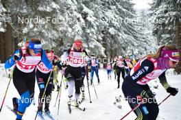 02.04.2022, Oberwiesenthal, Germany (GER): Anne Winkler (GER) - German Championships cross-country, mass, Oberwiesenthal (GER). www.nordicfocus.com. © Reichert/NordicFocus. Every downloaded picture is fee-liable.