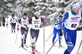 02.04.2022, Oberwiesenthal, Germany (GER): Melina Holland (GER), Luise Graef (GER), (l-r) - German Championships cross-country, mass, Oberwiesenthal (GER). www.nordicfocus.com. © Reichert/NordicFocus. Every downloaded picture is fee-liable.