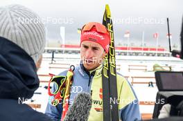 02.04.2022, Oberwiesenthal, Germany (GER): Florian Notz (GER) - German Championships cross-country, mass, Oberwiesenthal (GER). www.nordicfocus.com. © Reichert/NordicFocus. Every downloaded picture is fee-liable.