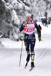 02.04.2022, Oberwiesenthal, Germany (GER): Viktoria Carl (GER) - German Championships cross-country, mass, Oberwiesenthal (GER). www.nordicfocus.com. © Reichert/NordicFocus. Every downloaded picture is fee-liable.