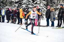 02.04.2022, Oberwiesenthal, Germany (GER): Jonas Mueller (GER) - German Championships cross-country, mass, Oberwiesenthal (GER). www.nordicfocus.com. © Reichert/NordicFocus. Every downloaded picture is fee-liable.