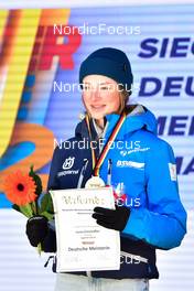 02.04.2022, Oberwiesenthal, Germany (GER): 1st place, Lena Einsiedler (GER), (l-r) - German Championships cross-country, mass, Oberwiesenthal (GER). www.nordicfocus.com. © Reichert/NordicFocus. Every downloaded picture is fee-liable.