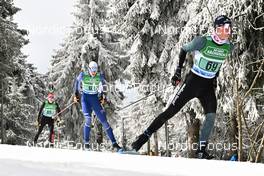 03.04.2022, Oberwiesenthal, Germany (GER): Paul Morgott (GER), Pius Steurer (GER), (l-r) - German Championships cross-country, relay, Oberwiesenthal (GER). www.nordicfocus.com. © Reichert/NordicFocus. Every downloaded picture is fee-liable.