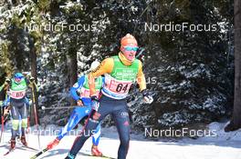 03.04.2022, Oberwiesenthal, Germany (GER): Jonas Mueller (GER) - German Championships cross-country, relay, Oberwiesenthal (GER). www.nordicfocus.com. © Reichert/NordicFocus. Every downloaded picture is fee-liable.